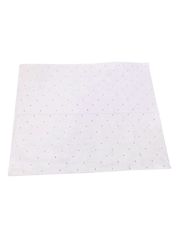 White oil absorbent pad
