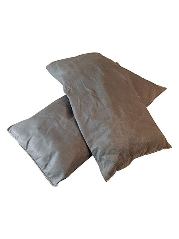 Gray absorbent pillows